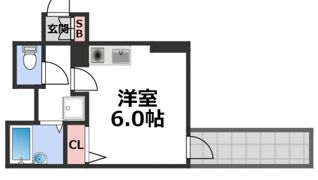 SENSE COURT森ノ宮の間取り画像