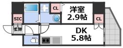 セレニテ日本橋エクラの間取り画像