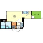 ビオトーブ塚本の間取り画像