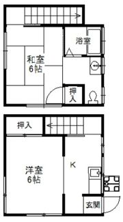 白鳩荘の間取り画像