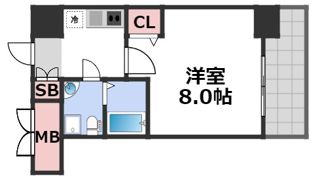 セレニテ北久宝寺の間取り画像