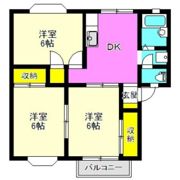 グランドール中居 A棟の間取り画像