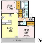 エンブレム伴 Cの間取り画像