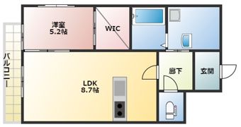 グレイス本町の間取り画像