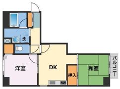 シャトー大鉄の間取り画像