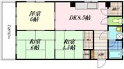 空城コーポの間取り画像
