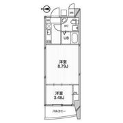 URBAN FLATS江坂の間取り画像
