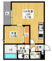 Grandtic R.I青崎の間取り画像