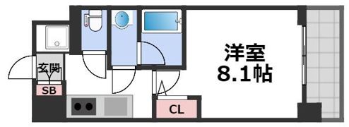 グランカーサ高井田の間取り画像