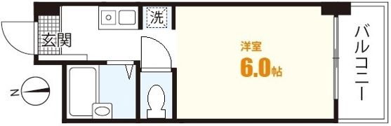 ロシェル川内の間取り画像