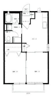 メゾンソレーユの間取り画像