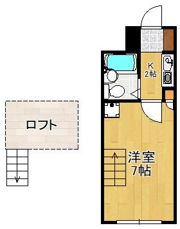 クレスト黒崎の間取り画像