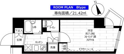 ステージファースト三軒茶屋アジールコートⅡの間取り画像