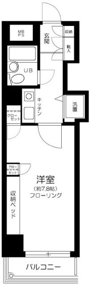 ダイアパレス浅草第二の間取り画像
