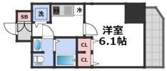 プレサンス松屋町グレースの間取り画像