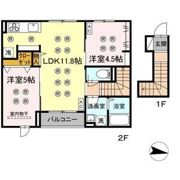 D-ROOM富沢西5丁目の間取り画像