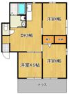 Alba tramonto茶屋の原II（アルバ・トラモント）の間取り画像