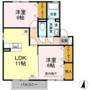 ソレイユ千田 D棟の間取り画像