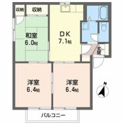 カトレアハイツ A棟の間取り画像
