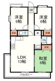 ドミール平和の間取り画像