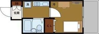 エスリード新大阪第6の間取り画像