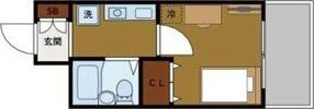 エスリード新大阪第6の間取り画像