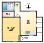 コーポOSAKIの間取り画像