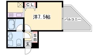 ランドアート神戸の間取り画像