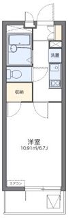 レオパレスフジニューコートの間取り画像