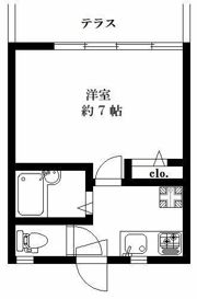 コーポ上石神井の間取り画像