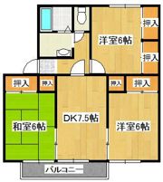 エスポワールみなみDの間取り画像