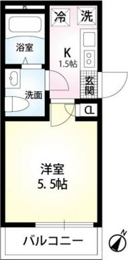quo・courtの間取り画像