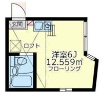 ユナイト上中里キャラガーの間取り画像