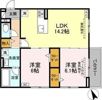 セレスティア唐山町の間取り画像