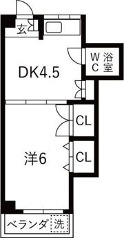 第10プロスパー城山の間取り画像