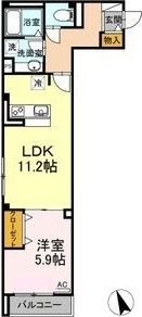 La gracieuse本山の間取り画像