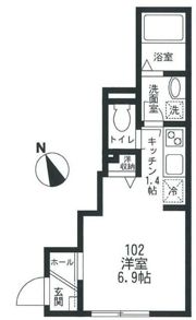 カサートF吉祥寺北町の間取り画像