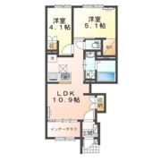 清水町徳倉新築アパートの間取り画像