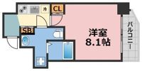 エグゼ堺筋本町の間取り画像