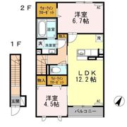 清流かわせみ/しらさぎ しらさぎの間取り画像