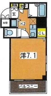 グランド・ガーラ横浜関内の間取り画像