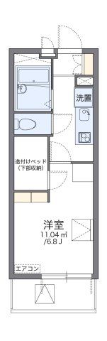 レオパレスK8103の間取り画像