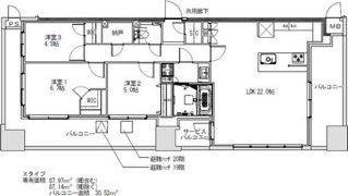 S-RESIDENCE千種belvia TOWERの間取り画像