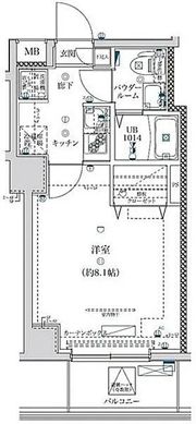 エスファルベ川口の間取り画像