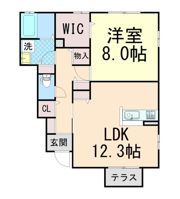 フランドールの間取り画像