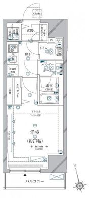 クレイシア三軒茶屋の間取り画像