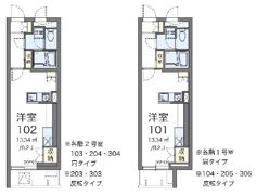 レオネクストアルバーロ原宿の間取り画像