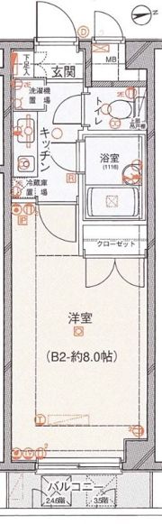 メインステージ永福町の間取り画像