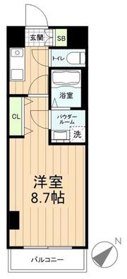 LEXE AZEST横濱関内の間取り画像