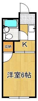 ヤングハイツ10の間取り画像